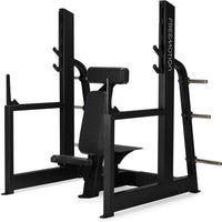 Freemotion Free Weights Olympic Military Press — Heavy-Duty Overhead Shoulder Pressing Station
