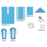SUBMED ENT Surgical Drape and Gown Kit