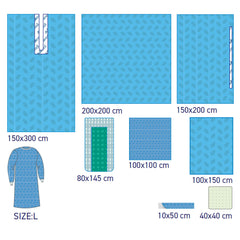 SUBMED ENT Surgical Drape and Gown Kit