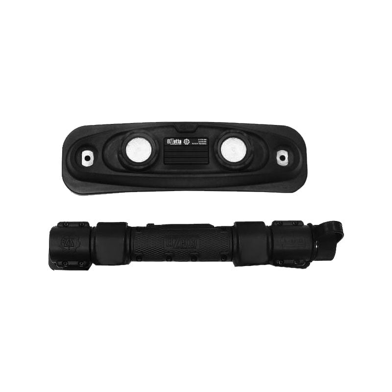 HighCom Armor Elzetta Light Horizontal Handle | Integrated Tactical Shield Lighting & Horizontal Support Grip