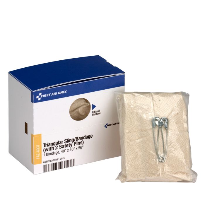 First Aid Only 40"x40"x56" SmartCompliance Triangular Bandage for Sling and Splinting | 1 Per Box