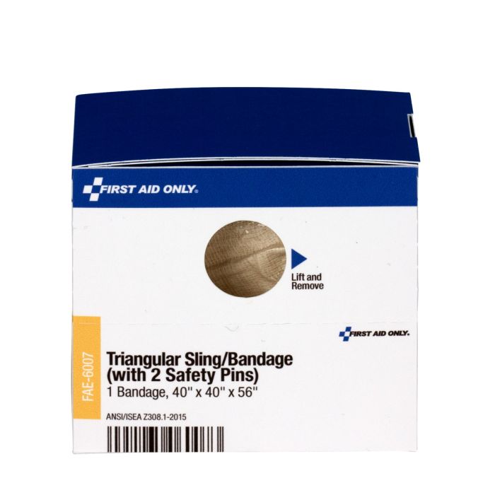 First Aid Only 40"x40"x56" SmartCompliance Triangular Bandage for Sling and Splinting | 1 Per Box