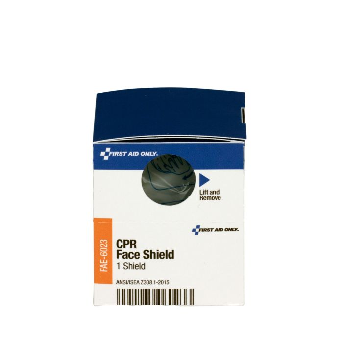 First Aid Only SmartCompliance CPR Face Shield with One-Way Valve | 1 Per Box