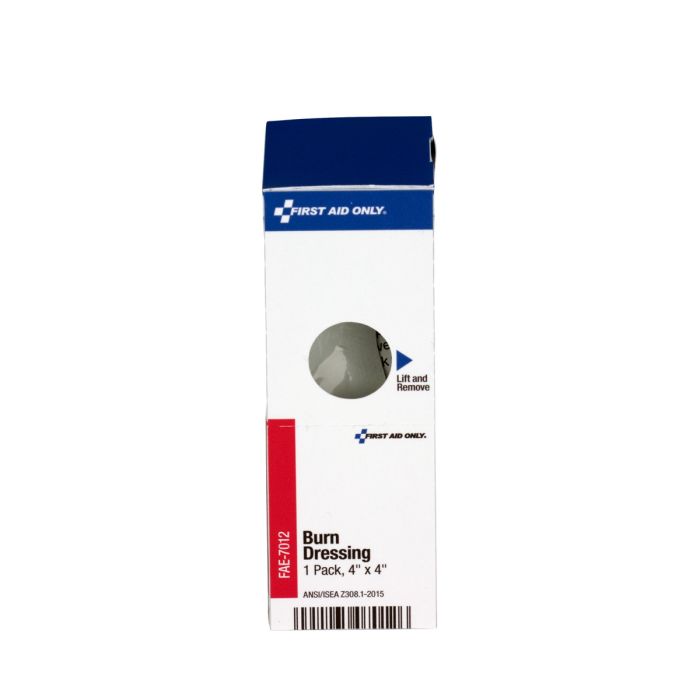 First Aid Only SmartCompliance 4" x 4" Sterile Gel-Soaked Burn Dressing