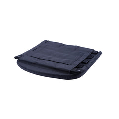 Rhythm Healthcare Adjustable Tension Back Cushion-Black Nylon Fabric and Rhombus PU Fabric