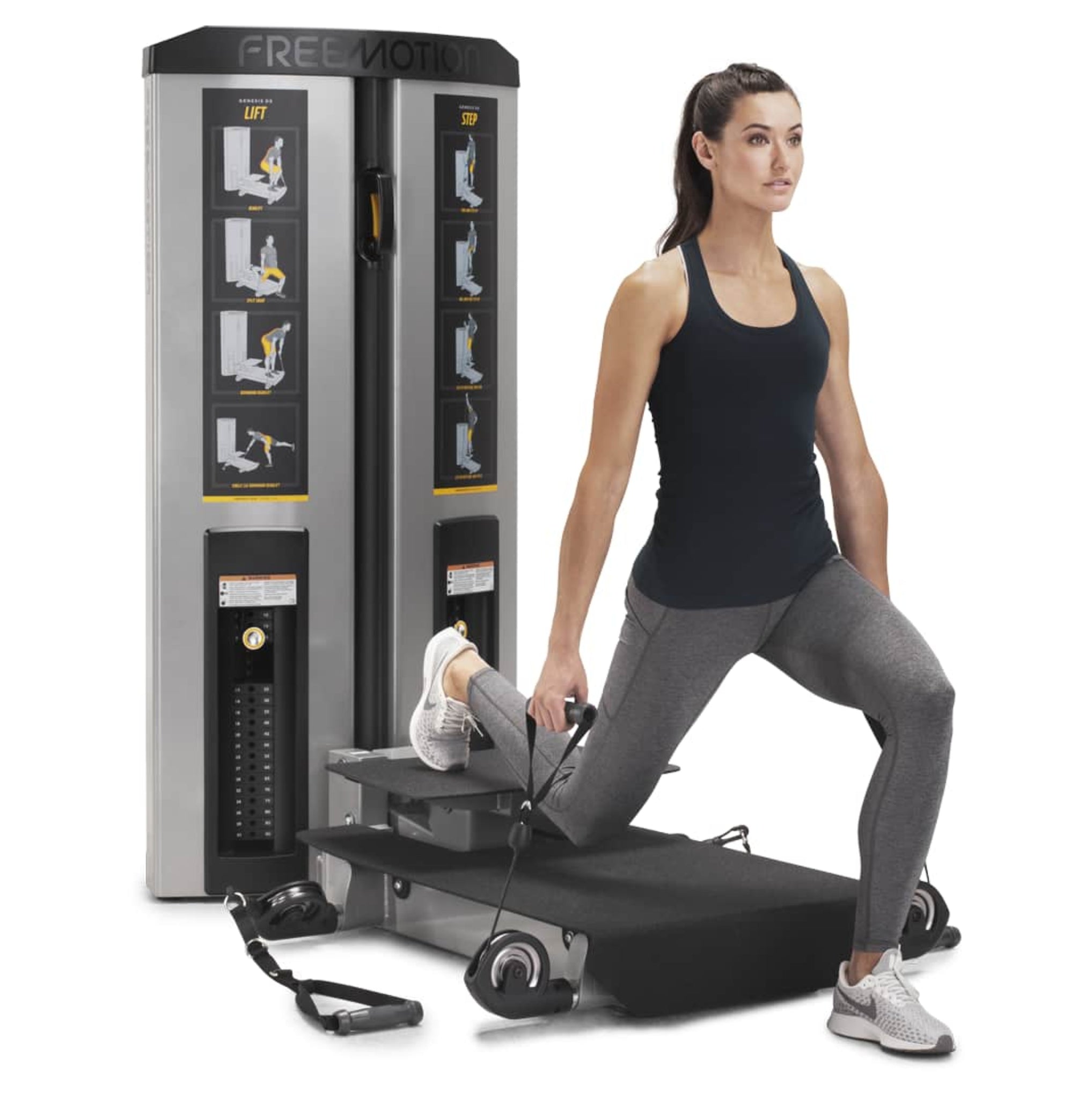 Freemotion Genesis DS Lift / Step – Dual-Station Cable Strength and Step Trainer