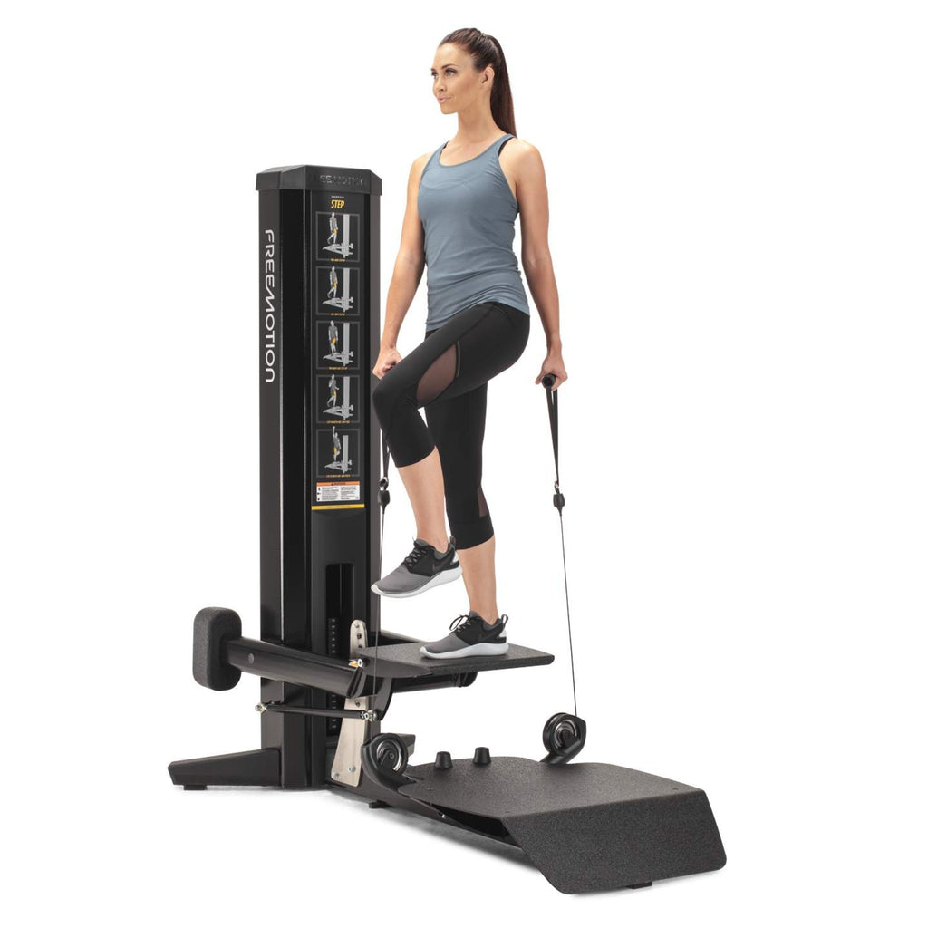 Freemotion GENESIS Step Machine – Dynamic Lower Body and Total Body Cable Step-Up Station