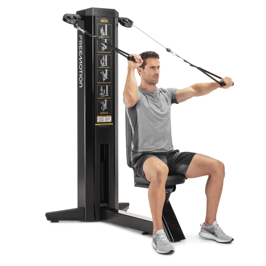 Freemotion GENESIS Triceps Machine – Unilateral Overhead and Extension Cable Strength Station