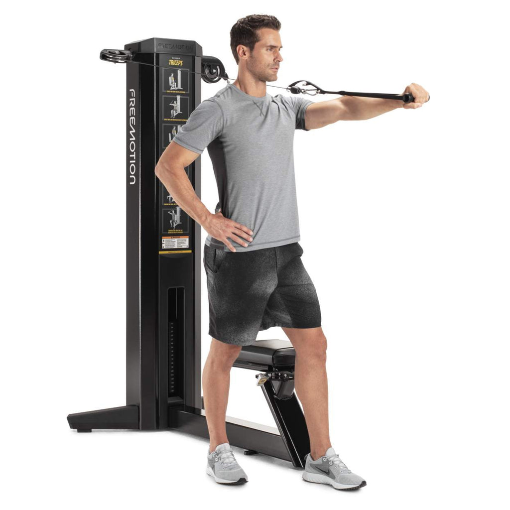 Freemotion GENESIS Triceps Machine – Unilateral Overhead and Extension Cable Strength Station