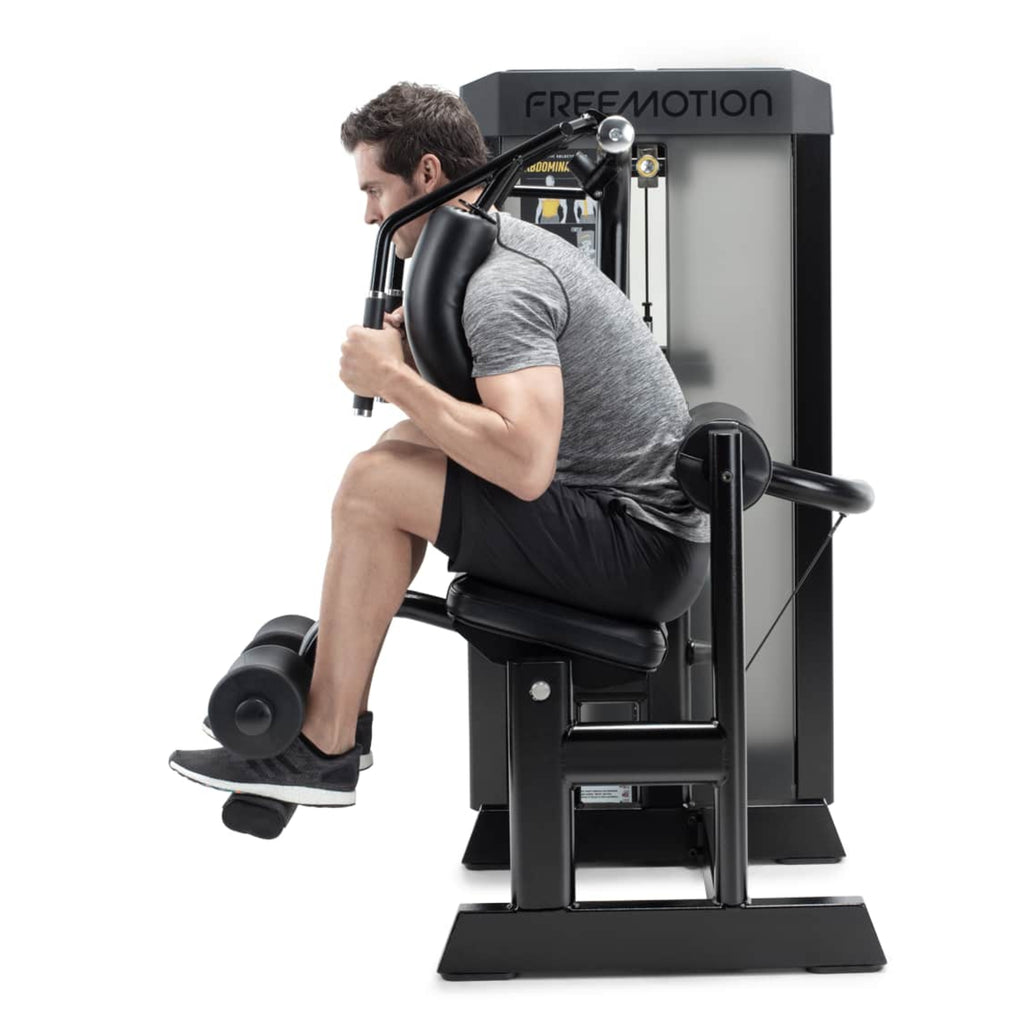 Freemotion EPIC Selectorized Abdominal Crunch Machine – Isolated Core Strength and Abdominal Conditioning Station