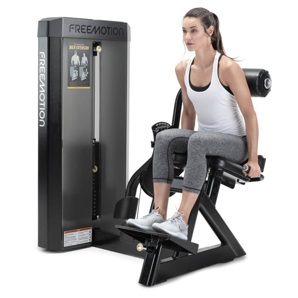 Freemotion EPIC Selectorized Back Extension Machine – Isolated Lower Back and Posterior Chain Conditioning Station