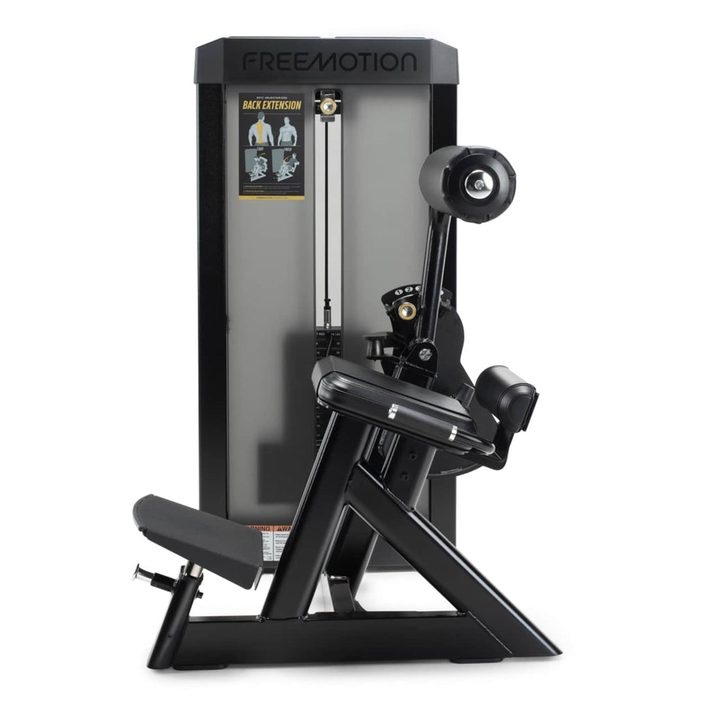 Freemotion EPIC Selectorized Back Extension Machine – Isolated Lower Back and Posterior Chain Conditioning Station
