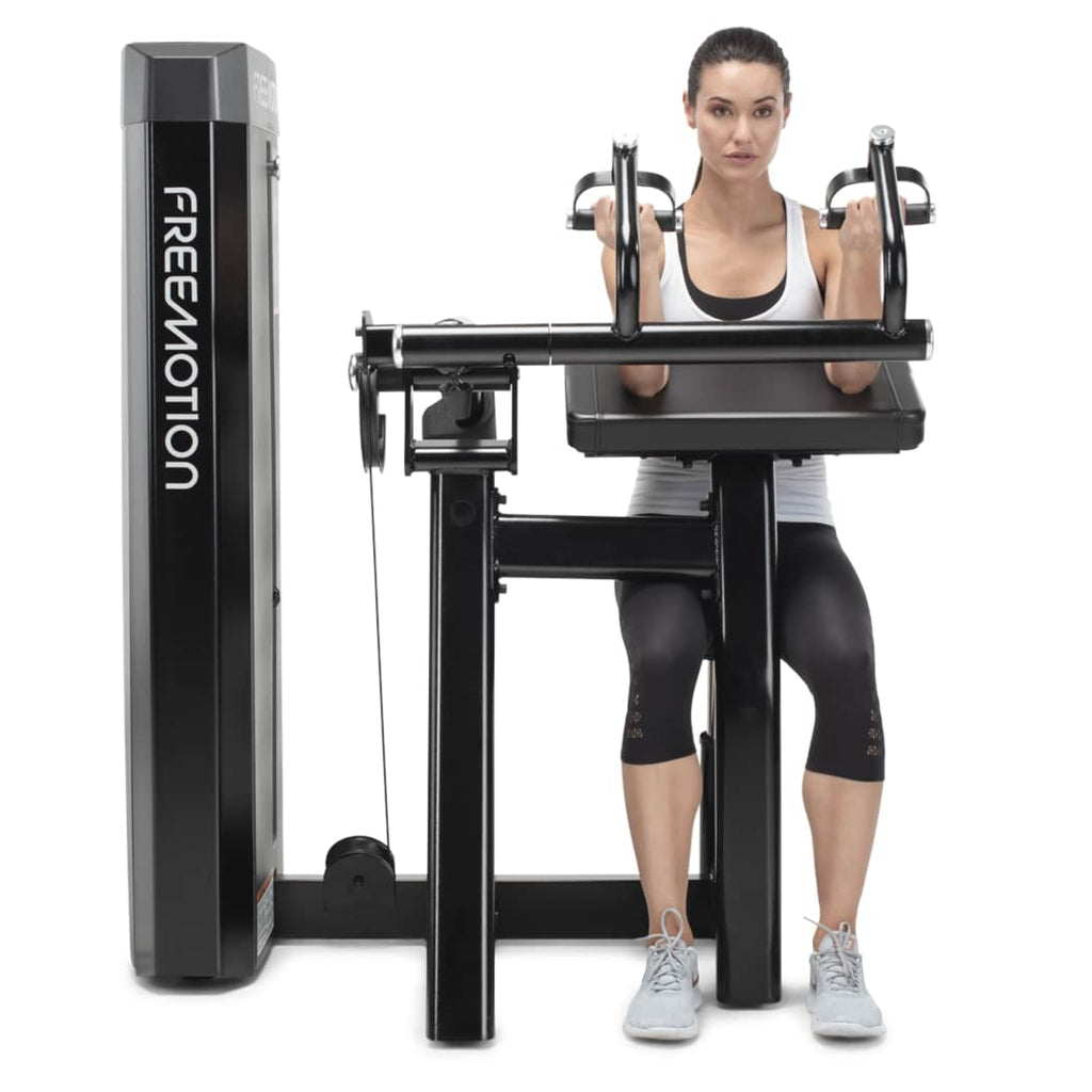 Freemotion EPIC Selectorized Biceps Curl Machine – Isolated Upper Arm and Arm Flexion Strength Station