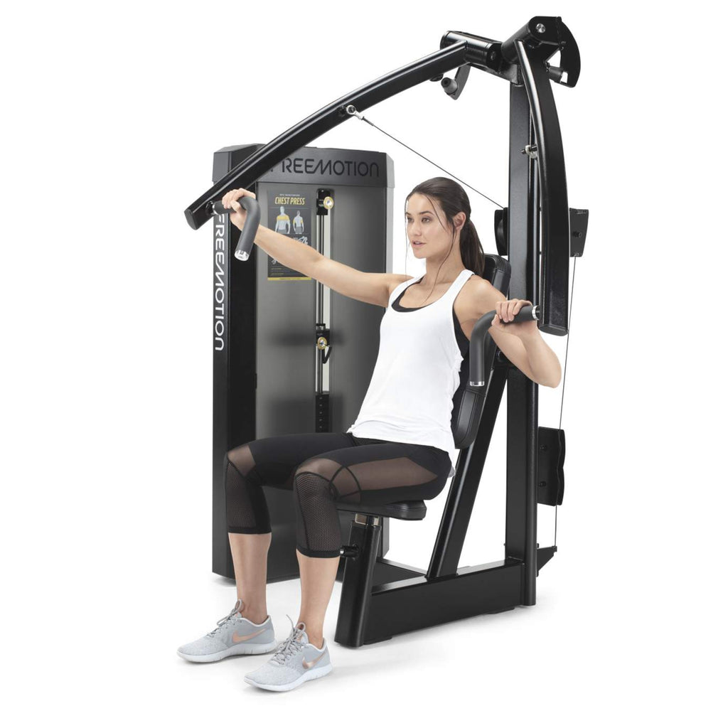 Freemotion EPIC Selectorized Chest Press Machine – Converging Unilateral Upper Body Strength Station