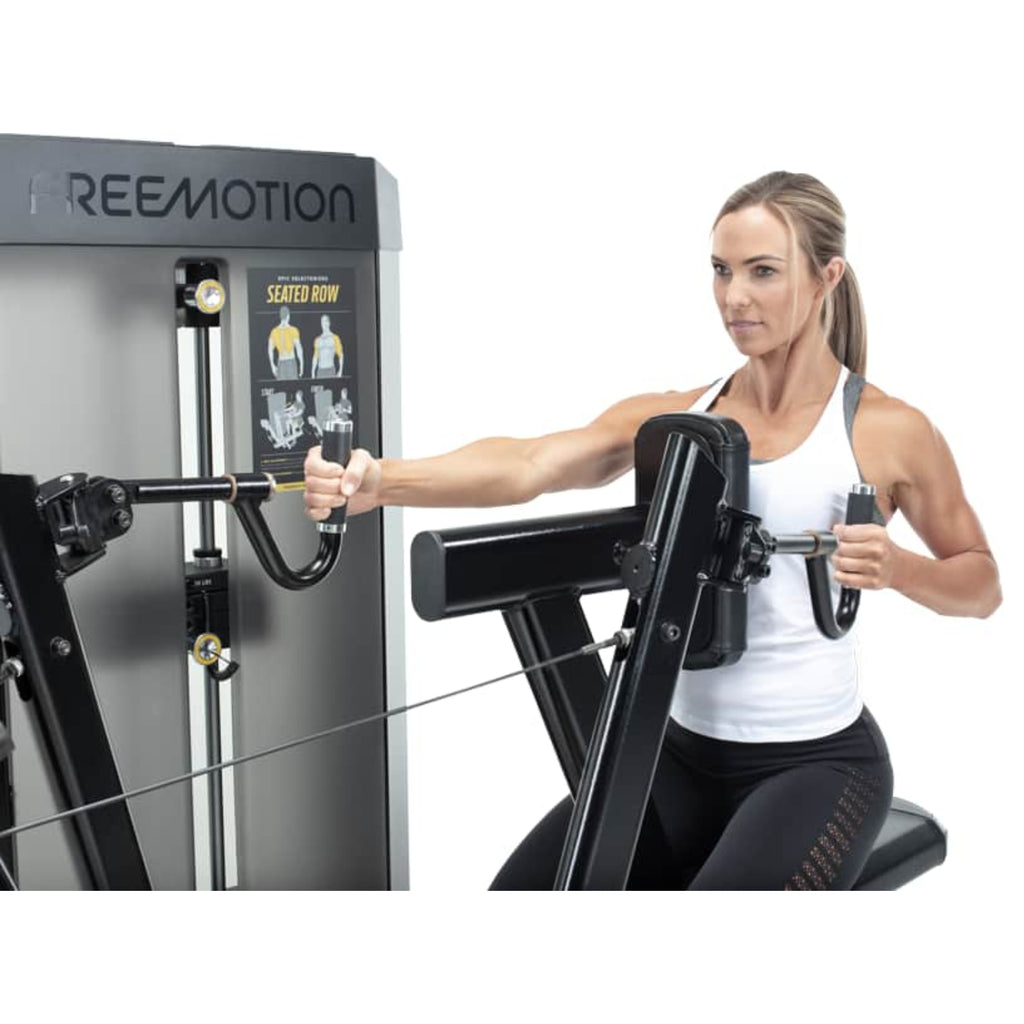 Freemotion EPIC Selectorized Seated Row Machine for Isolated Scapular Pulling and Upper Back Conditioning