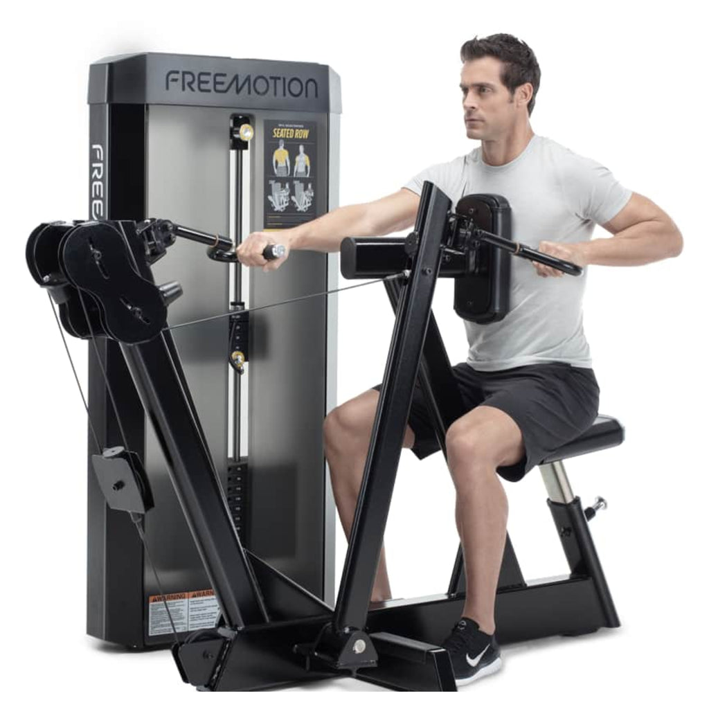 Freemotion EPIC Selectorized Seated Row Machine for Isolated Scapular Pulling and Upper Back Conditioning