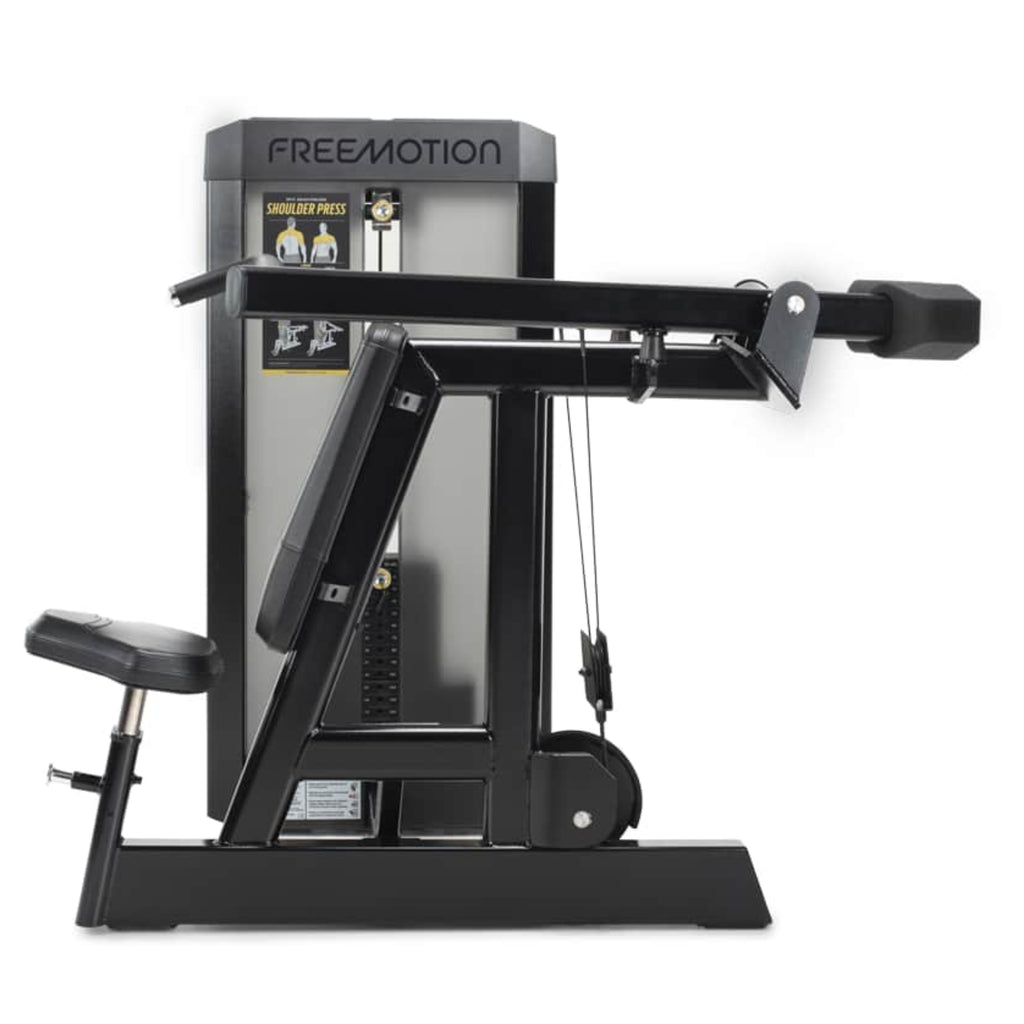 Freemotion EPIC Selectorized Shoulder Press Machine – Converging Unilateral Deltoid and Overhead Pressing Station