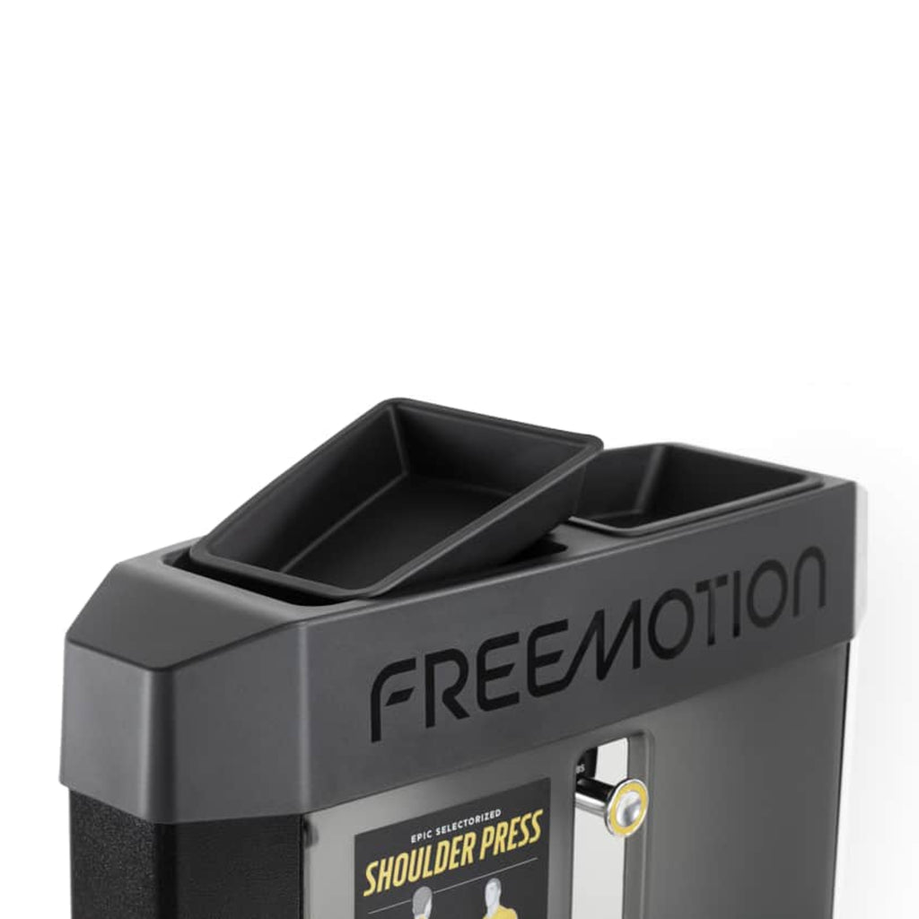 Freemotion EPIC Selectorized Shoulder Press Machine – Converging Unilateral Deltoid and Overhead Pressing Station