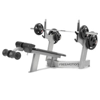 Freemotion Free Weights Olympic Decline Bench — High-Capacity Lower Pectoral Press Station