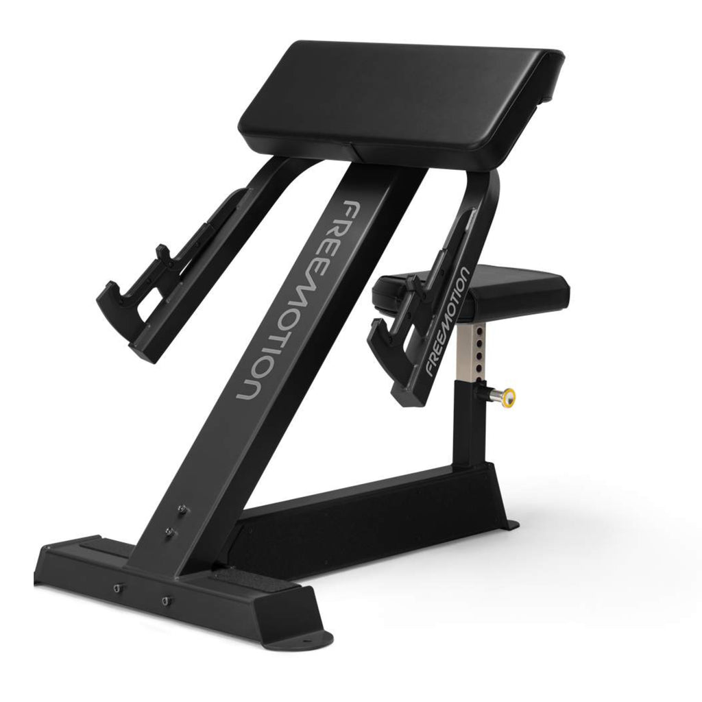 Freemotion Free Weights Preacher Curl — Commercial Isolated Biceps Station