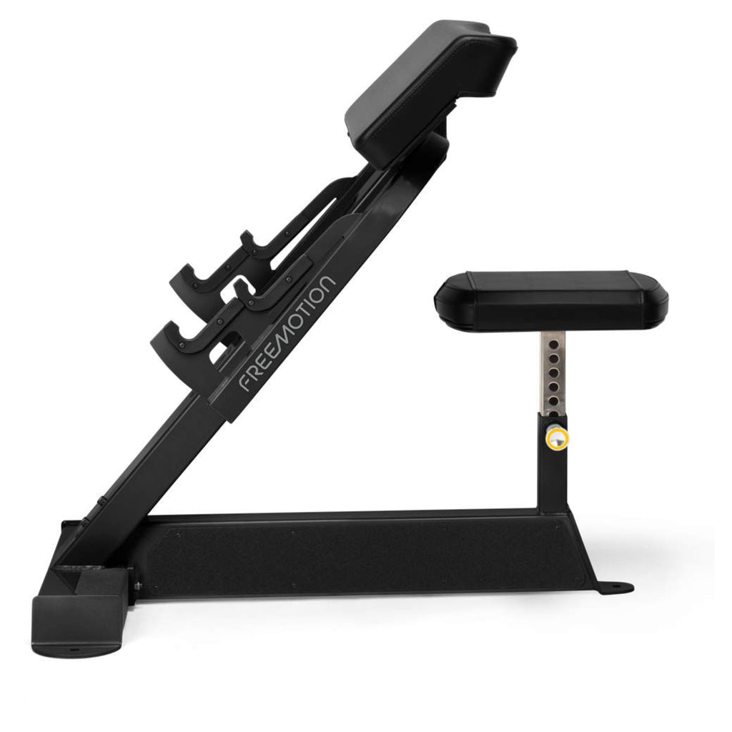 Freemotion Free Weights Preacher Curl — Commercial Isolated Biceps Station