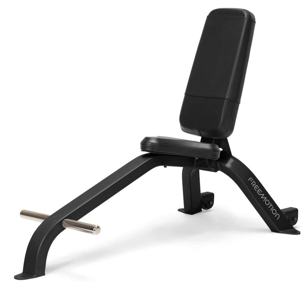 Freemotion Free Weights Utility Bench — Compact Heavy-Duty Seated Strength Station