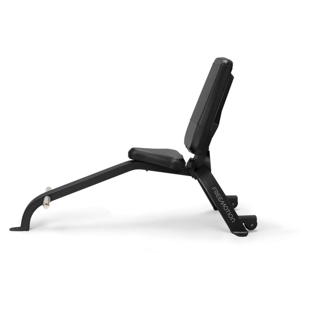 Freemotion Free Weights Utility Bench — Compact Heavy-Duty Seated Strength Station
