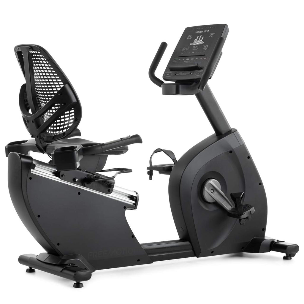 Freemotion r10.9b Recumbent Bike LED iFit Sync Self-Powered — Smart Commercial Step-Thru Stationary Bike