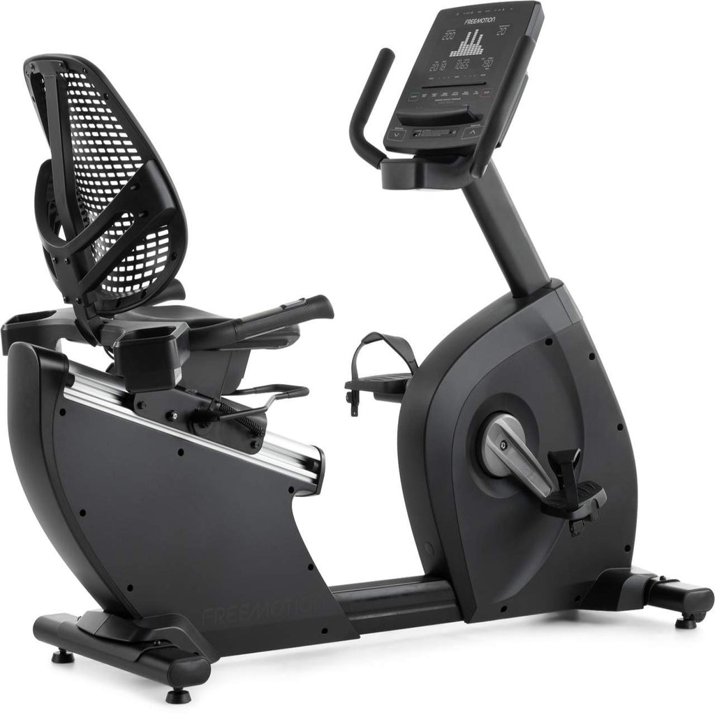 Freemotion r10.9b Recumbent Bike LED iFit Sync Self-Powered — Smart Commercial Step-Thru Stationary Bike