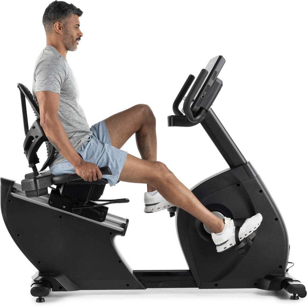 Freemotion r10.9b Recumbent Bike LED iFit Sync Self-Powered — Smart Commercial Step-Thru Stationary Bike