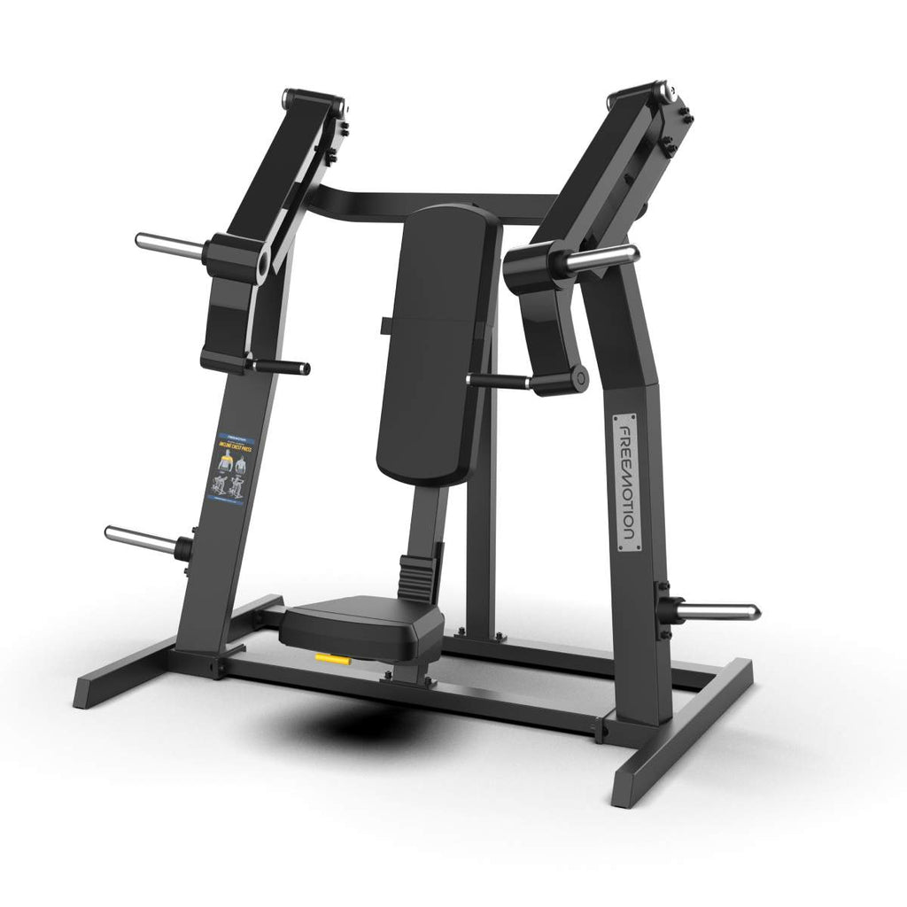 Freemotion EPIC Plate Loaded Incline Chest Press – Upper Pectoral Strength Station for High-Volume Commercial Facilities