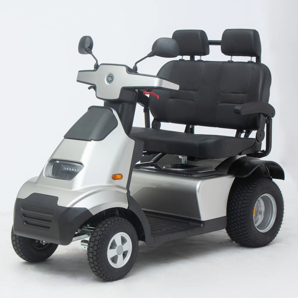 Afikim Afiscooter S4 AT Duo – Heavy-Duty 600lb Capacity Dual-Occupant All-Terrain Transport