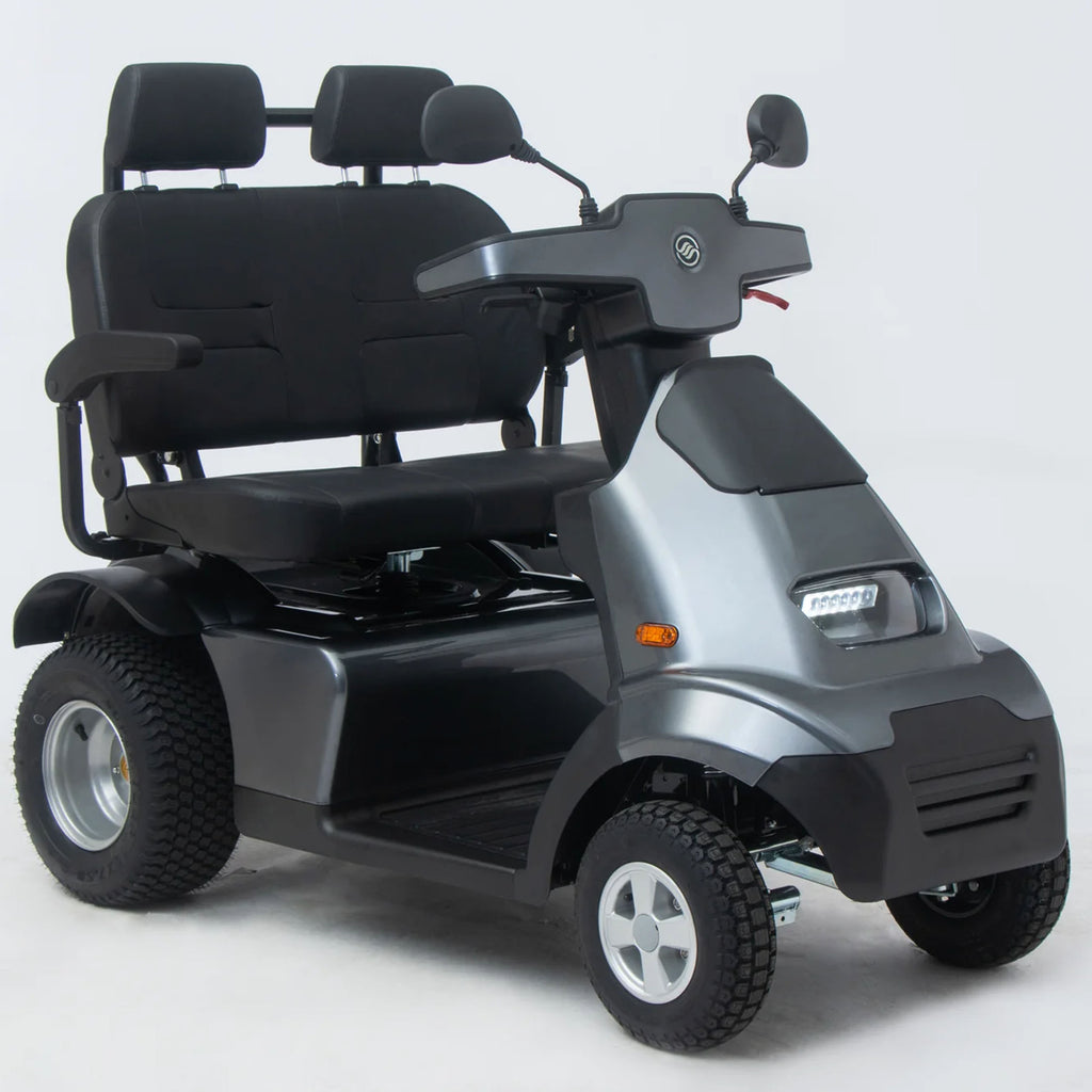Afikim Afiscooter S4 AT Duo – Heavy-Duty 600lb Capacity Dual-Occupant All-Terrain Transport