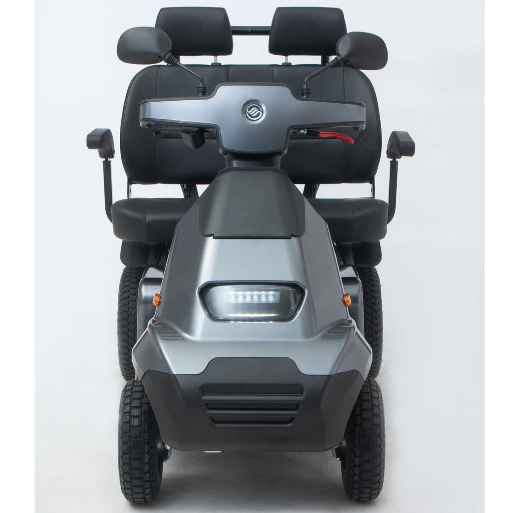 Afikim Afiscooter S4 AT Duo – Heavy-Duty 600lb Capacity Dual-Occupant All-Terrain Transport