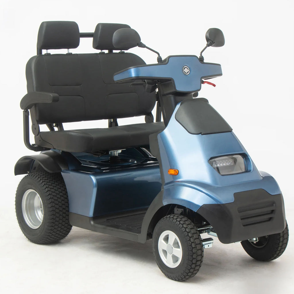 Afikim Afiscooter S4 AT Duo – Heavy-Duty 600lb Capacity Dual-Occupant All-Terrain Transport