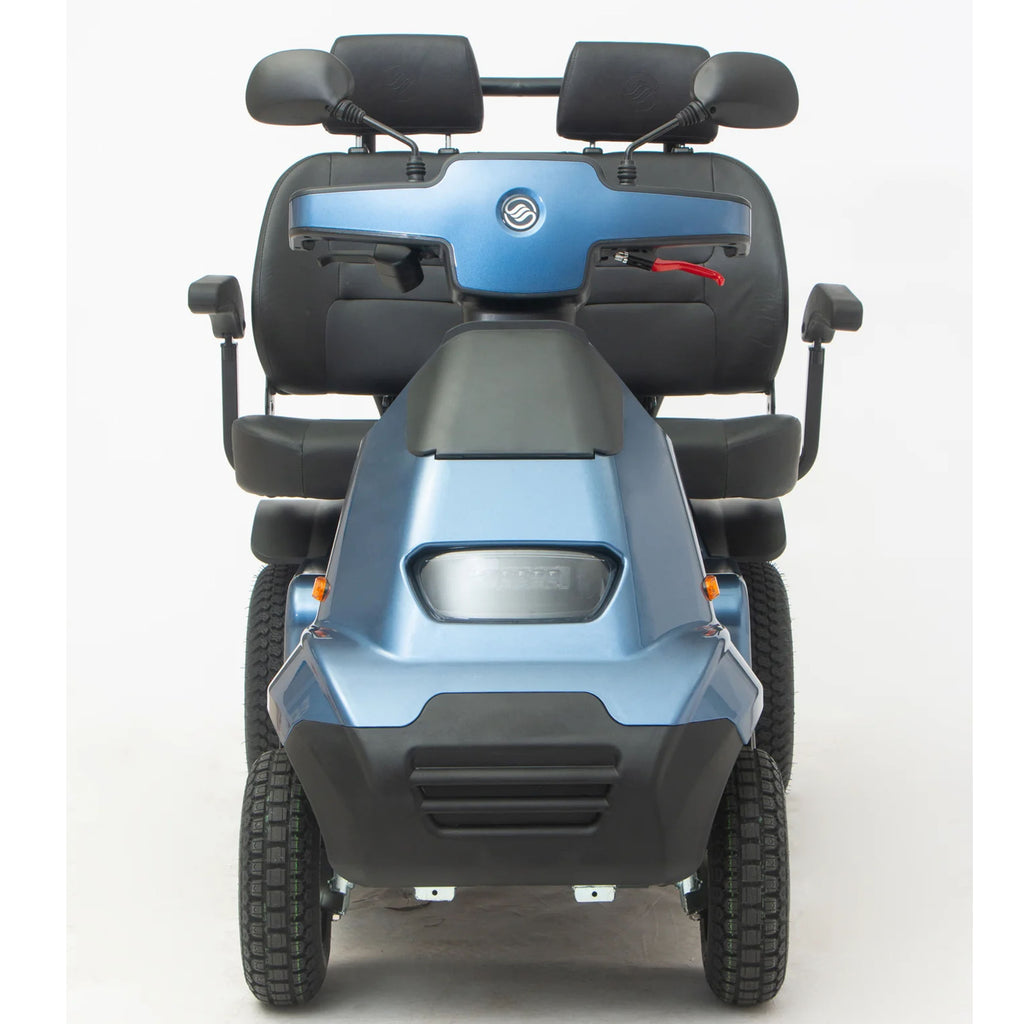 Afikim Afiscooter S4 AT Duo – Heavy-Duty 600lb Capacity Dual-Occupant All-Terrain Transport