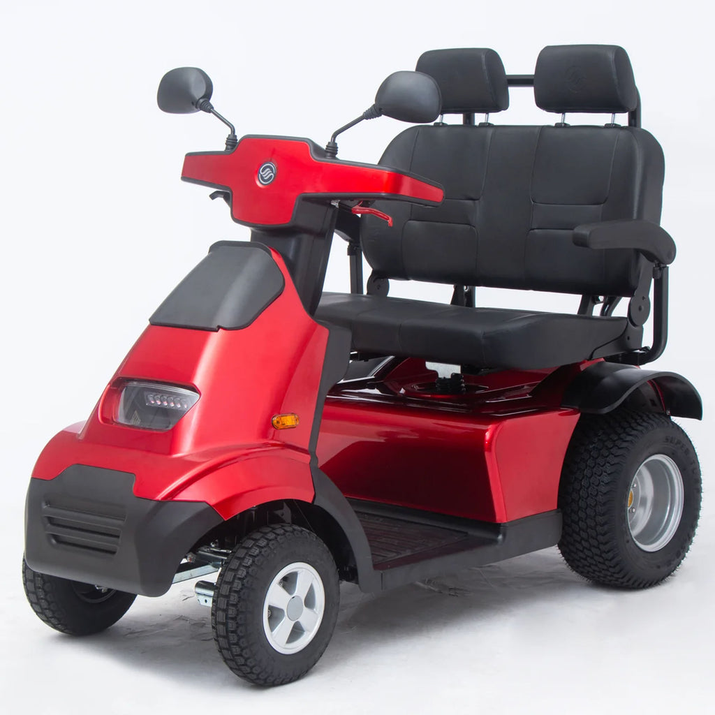 Afikim Afiscooter S4 AT Duo – Heavy-Duty 600lb Capacity Dual-Occupant All-Terrain Transport