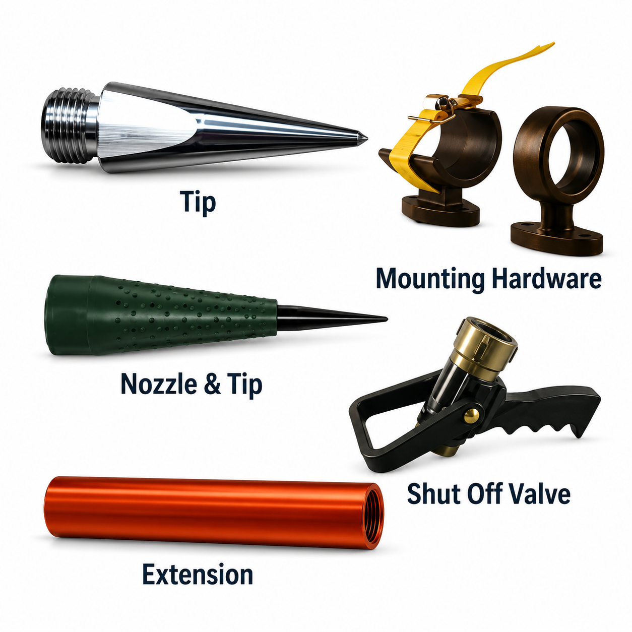 Flame Fighter Replacement Parts and Accessories for Piercing Nozzles