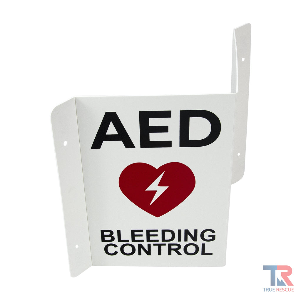 Cubix Safety Flex3DWS-AED-BC Transforming AED and Bleeding Control Combination Wall Sign