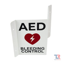 Cubix Safety Flex3DWS-AED-BC Transforming AED and Bleeding Control Combination Wall Sign