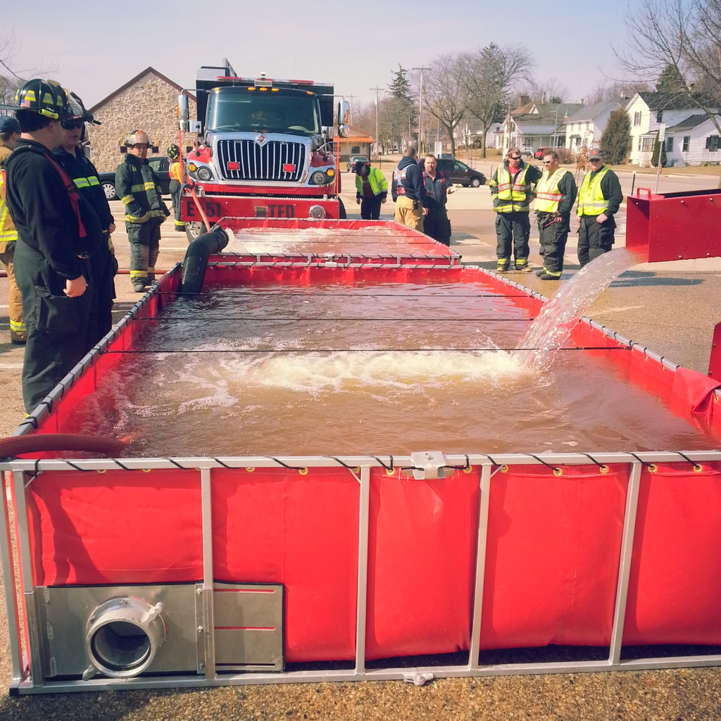 Fol-Da-Tank® Single Lane Type 1 | Portable High-Capacity Rural Water Supply Tank
