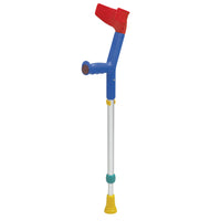 TR Equipment Rebotec Fun Kids Forearm Crutches – Height-Adjustable Ergonomic Pediatric Forearm Crutches