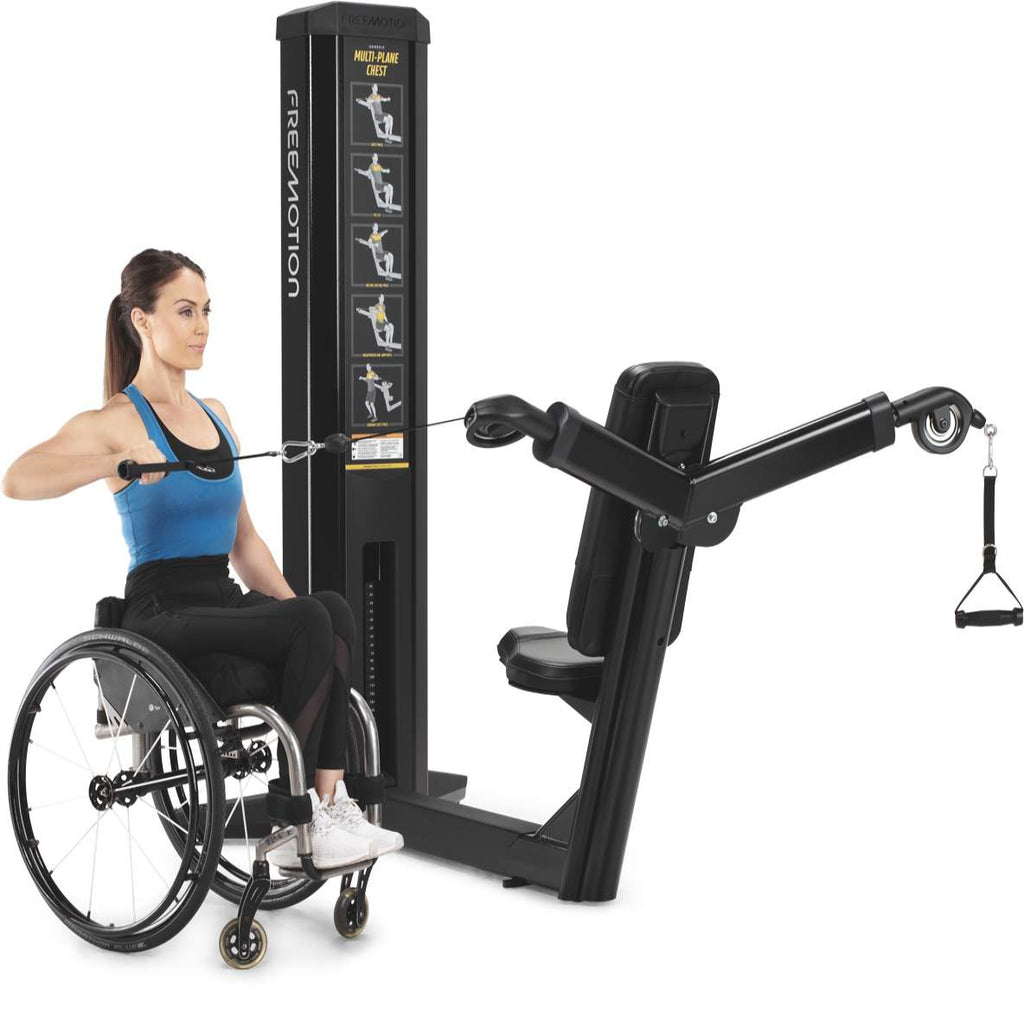 Freemotion GENESIS Multi-Plane Chest Machine – Functional Cable Press and Upper Body Conditioning Station