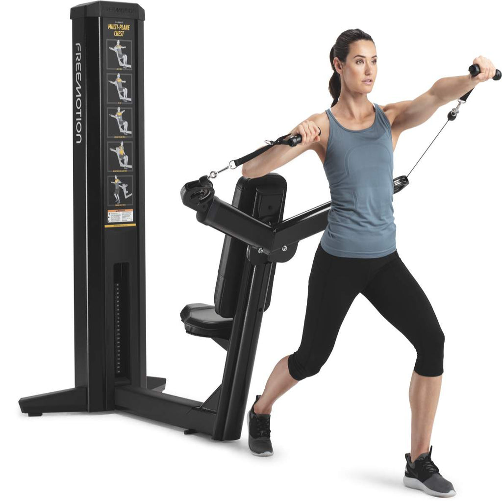 Freemotion GENESIS Multi-Plane Chest Machine – Functional Cable Press and Upper Body Conditioning Station