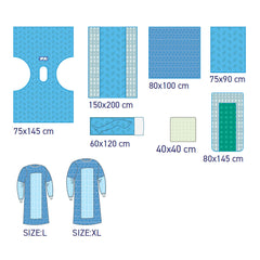 SUBMED Sterile Cystoscopy Surgical Set