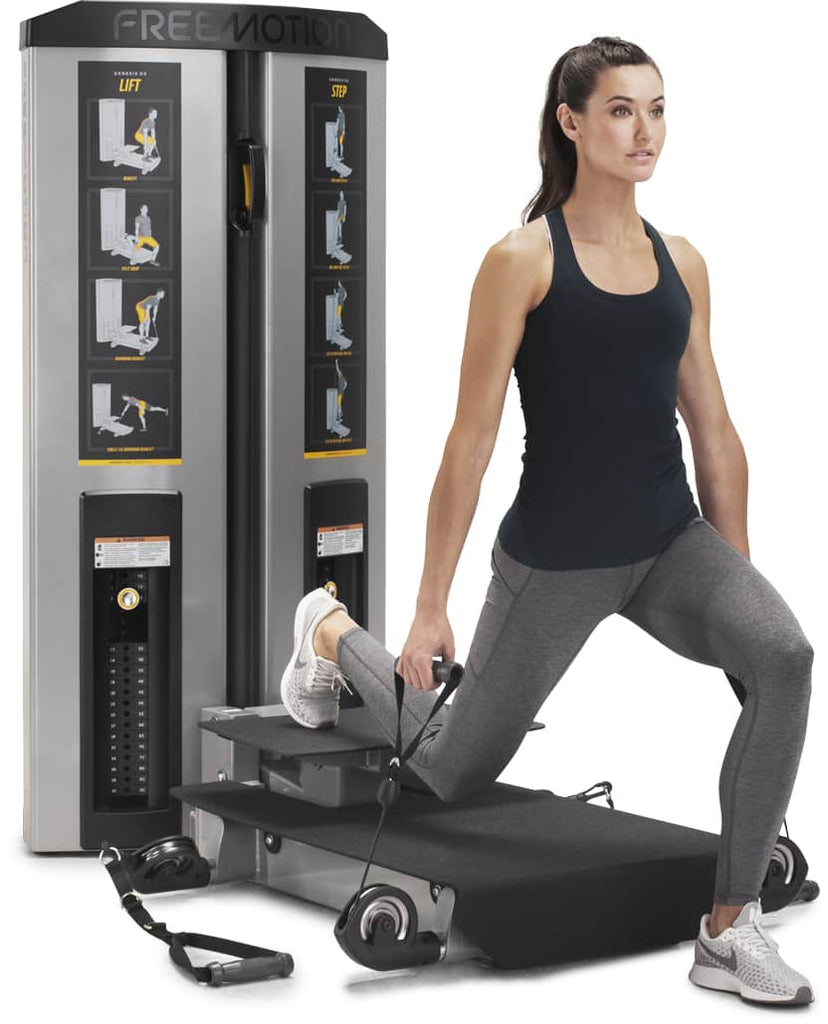 Freemotion Genesis DS Lift / Step – Dual-Station Cable Strength and Step Trainer