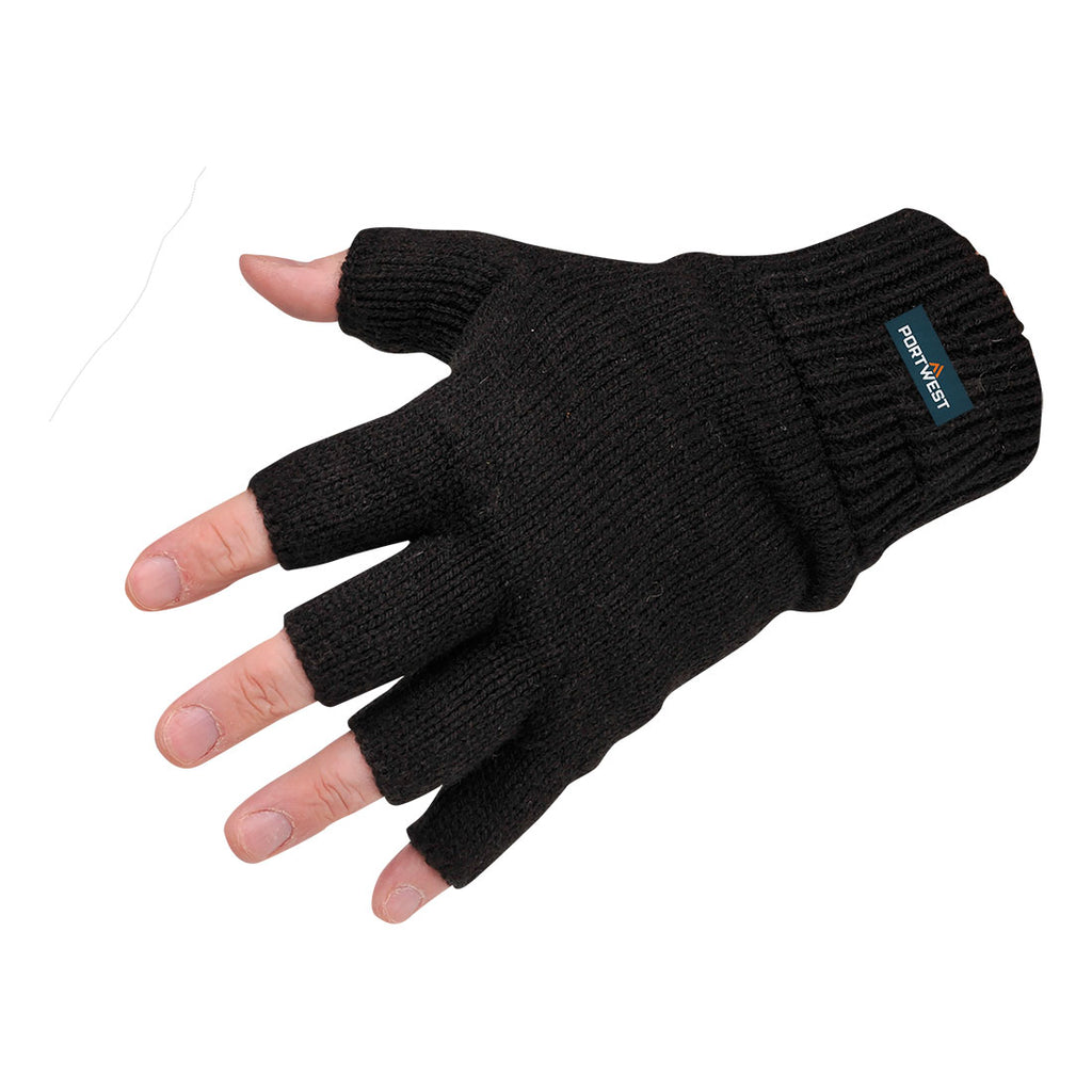 Portwest GL14 Insulated Fingerless Knit Glove
