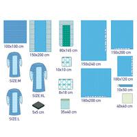 SUBMED Sterile Complete Surgery Pack