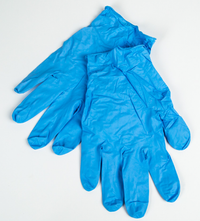 Cubix Safety Gloves-NTRL Large Nitrile Gloves - Blue, 1 Pair