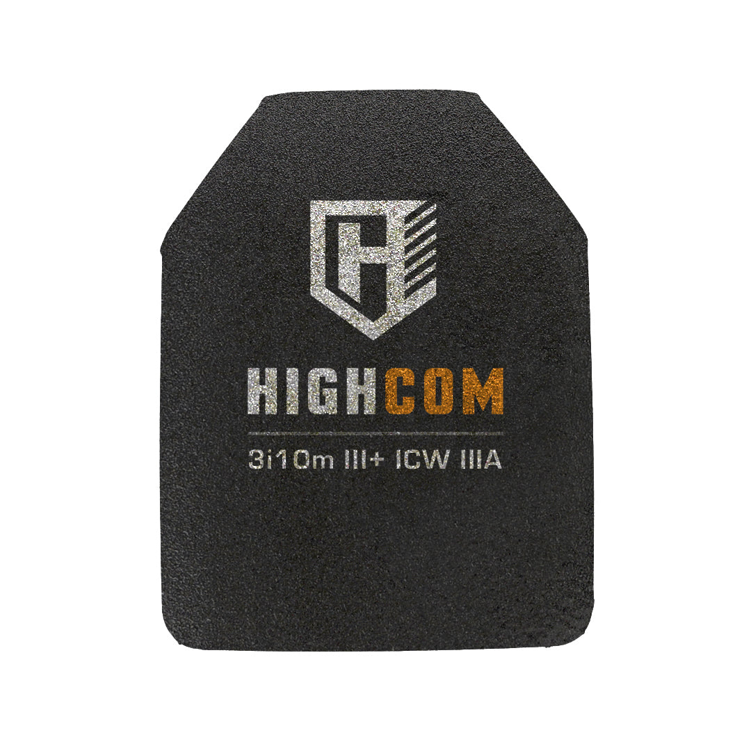 HighCom Guardian 3I10M Level III+ Multi-Curve Ultra-Lightweight PE Armor Plate – High-Mobility Special Threat Defense